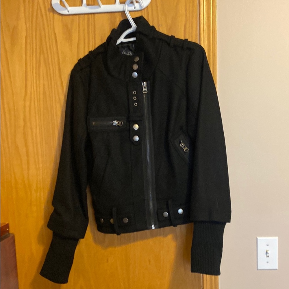 Women's Black Wool Jacket